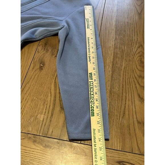 IZOD Blue Full Zip Fleece Jacket Women's Size Medium‎ Preppy Classic Athleisure - Picture 6 of 14